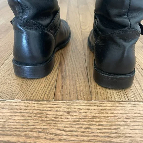 Frye Riding Boots Women’s Size 8 Shirley Black Made in Mexico - Picture 4 of 11